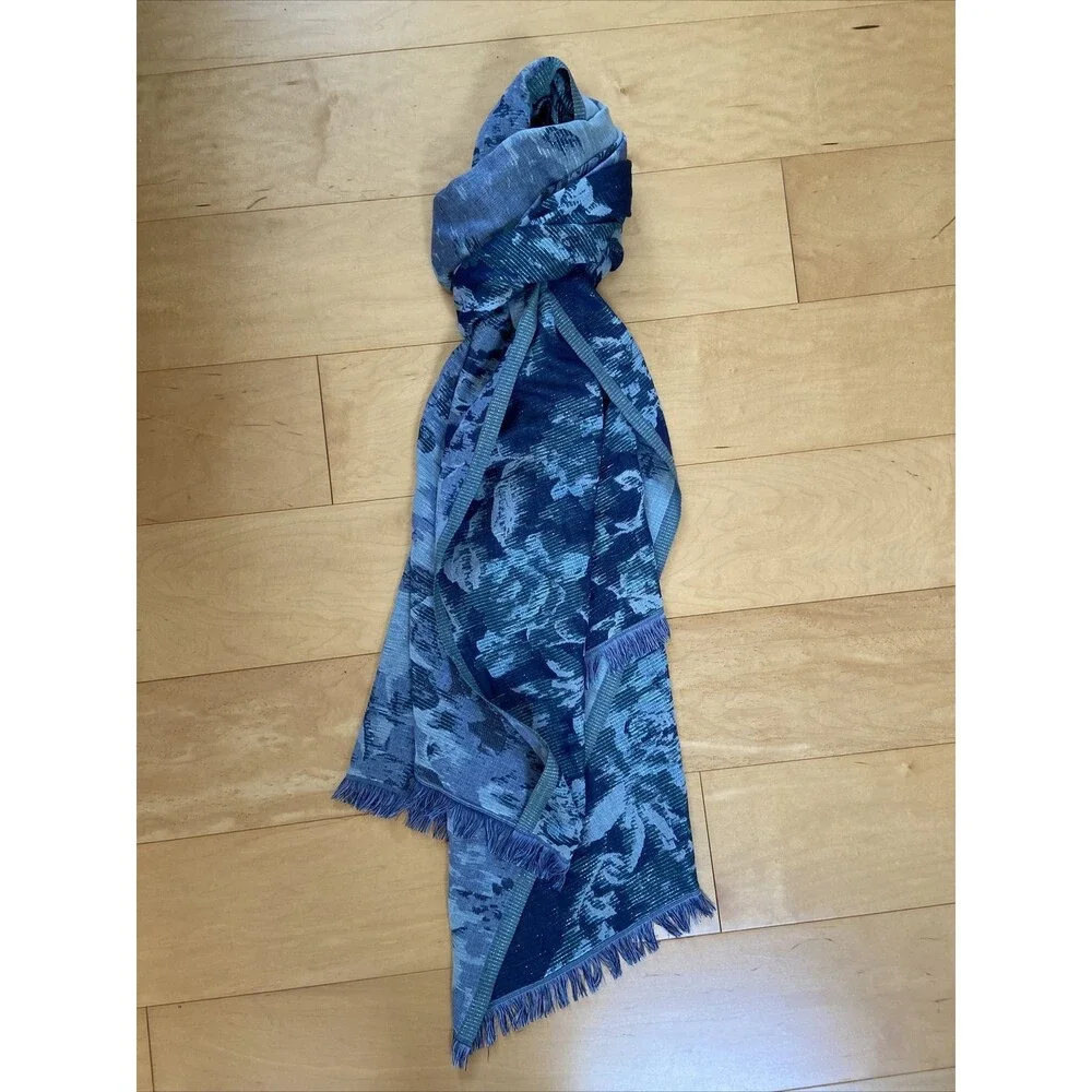 BLUE BEAUTY collection 18 scarf floral blue shades